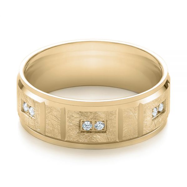 Men's Yellow Gold Wedding Bands - Seattle Bellevue - Joseph Jewelry