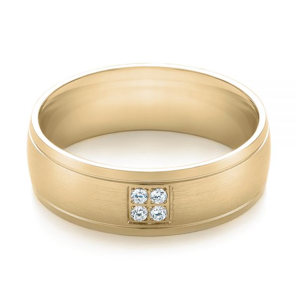 Men's Yellow Gold Wedding Bands - Seattle Bellevue - Joseph Jewelry