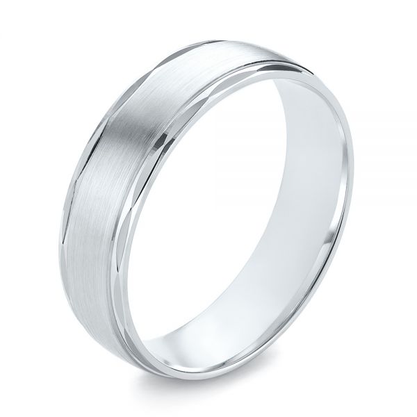 Men's Pattern Wedding Rings - Joseph Jewelry - Bellevue Seattle