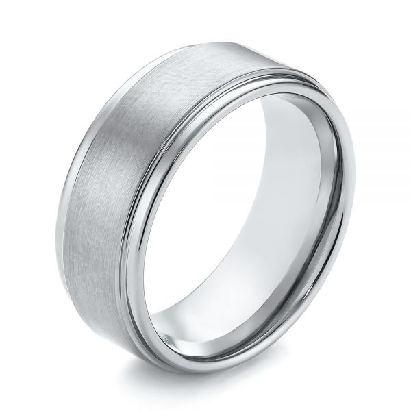 White Tungsten Men's Wedding Ring #103877 - Seattle Bellevue | Joseph ...