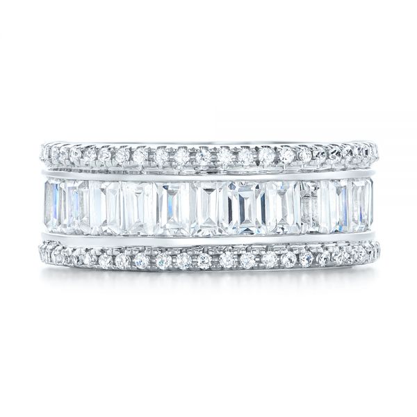 Baguette And Round Diamond Eternity Band #101311 - Seattle Bellevue ...