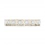 14k White Gold Custom Diamond Eternity Wedding Band - Top View -  102918 - Thumbnail