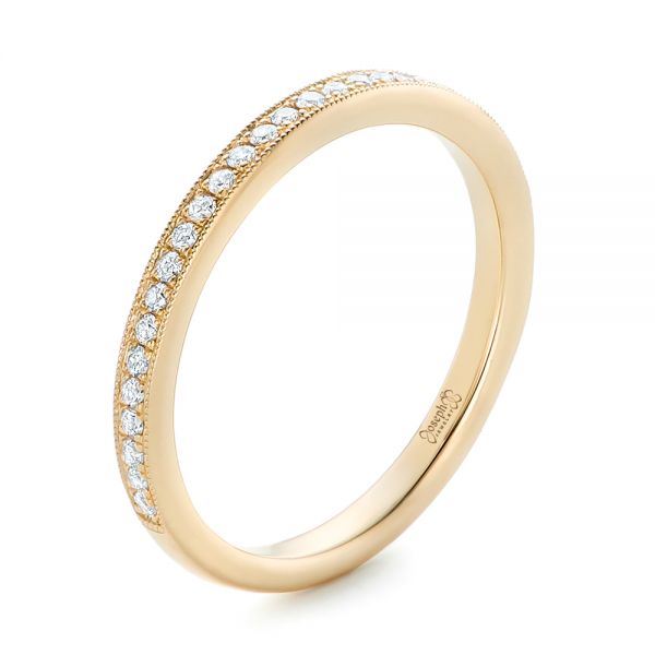 yellow gold diamond wedding rings for women