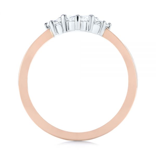 Make a Statement with the Burnside Two-Tone Wedding Ring Set