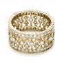 14k Yellow Gold 14k Yellow Gold Diamond Women's Anniversary Band - Flat View -  1299 - Thumbnail