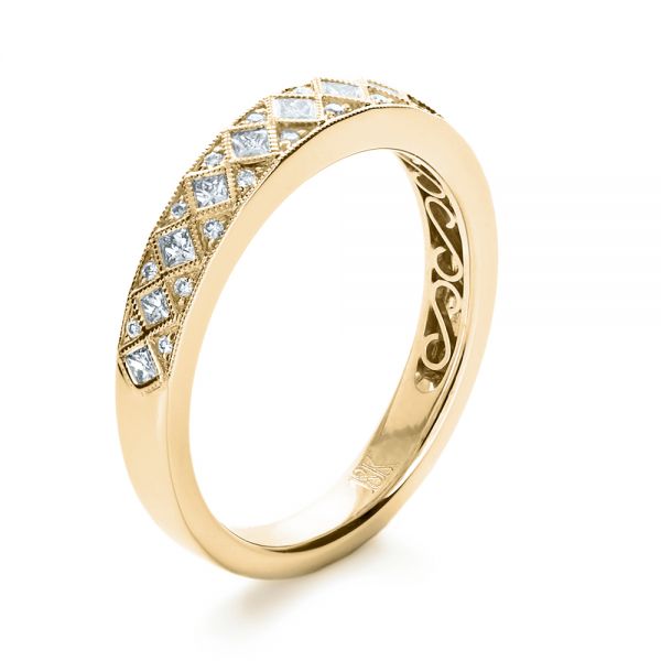 womens trinity knot diamond wedding band celtic rings ltd on women's yellow gold wedding bands with diamonds
