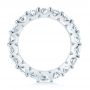  Platinum Platinum Radiant Diamond Eternity Band - Front View -  107631 - Thumbnail