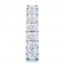  Platinum Platinum Radiant Diamond Eternity Band - Side View -  107631 - Thumbnail