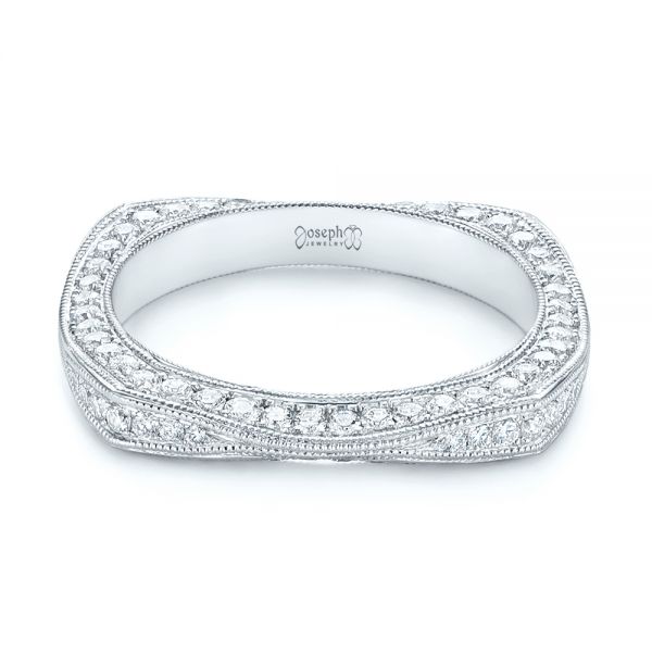  Platinum Platinum Women's Diamond Anniversary Band - Flat View -  988