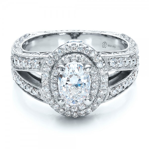 Custom Oval Diamond Engagement Ring | Bellevue & Seattle Joseph Jewelry